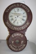 Harness maker's advertising clock, Vanner & Prest