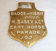 Merit badge - H. Sabey, 192?