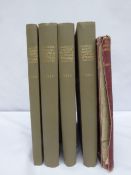 Four bound volumes of Saddlers', Harness Makers' and Carriage Builders' Gazette, volume 1 being July