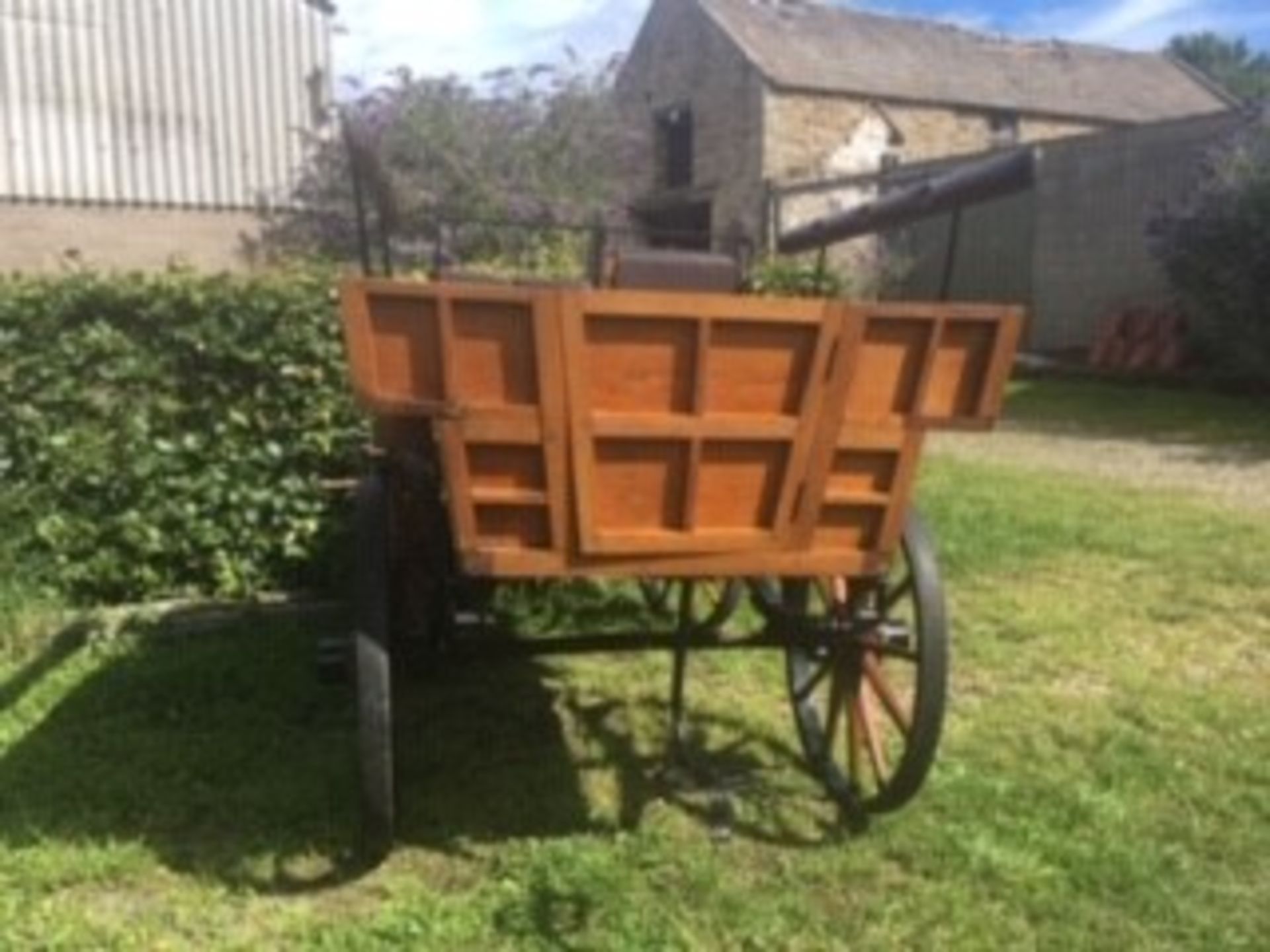 WAGONETTE believed to be of French origin, circa 1900's; to suit 13.2 pair or 15.2hh single. - Image 2 of 6