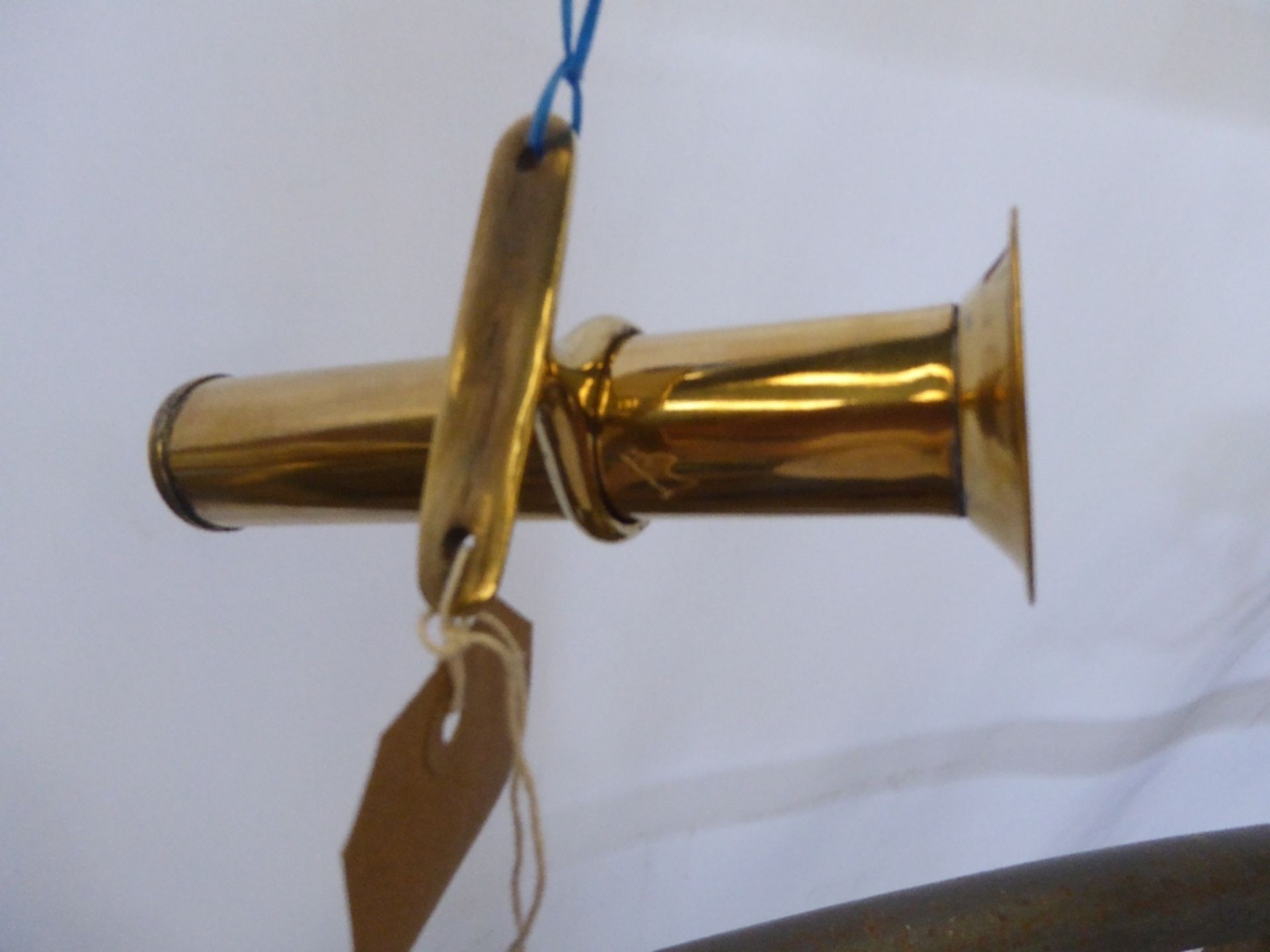 Brass whip holder - carries VAT