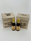 Two packs of six no. 275ml bottles of Simonds' Old Berkshire XXXXX Strong Ale