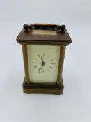 Small brass case carriage clock. Not going.