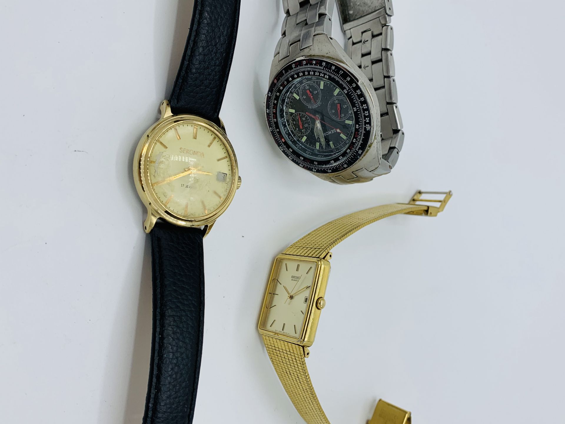 3 wrist watches. - Image 2 of 2