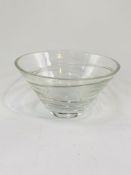 Jasper Company Stuart crystal fruit bowl.