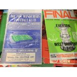 Football programmes / magazines dated 1958-1999.