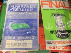 Football programmes / magazines dated 1958-1999.