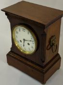 1920’s Maple & Co mahogany architectural style mantel clock, going order.