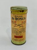 1920's tins of curiosity with 12 sealed tins of 'Dr Rosen Powder'.