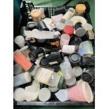 Large quantity of vintage enamel powders for use in glass and jewellery making.