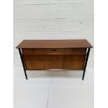 "Nathan" teak 1960's sideboard with two frieze drawers over cupboards.