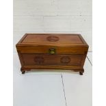 Chinese hardwood Camphor chest 92 x 45 x 51