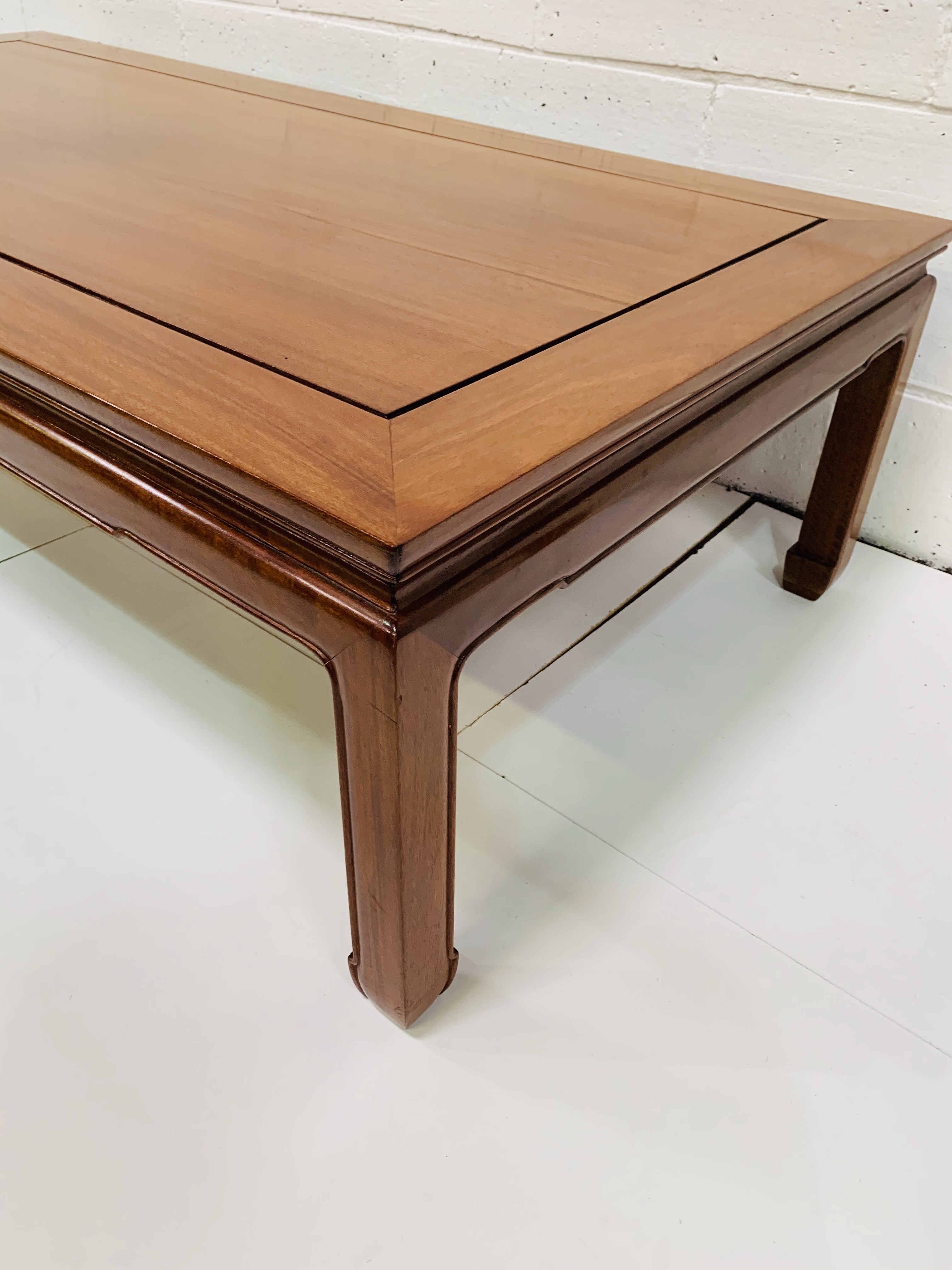 Chinese hardwood low table - Image 3 of 3