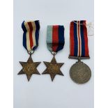 3 WWII medals