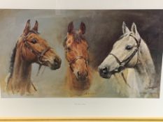 A gilt framed and glazed print 'We Three Kings' by S L Crawford.