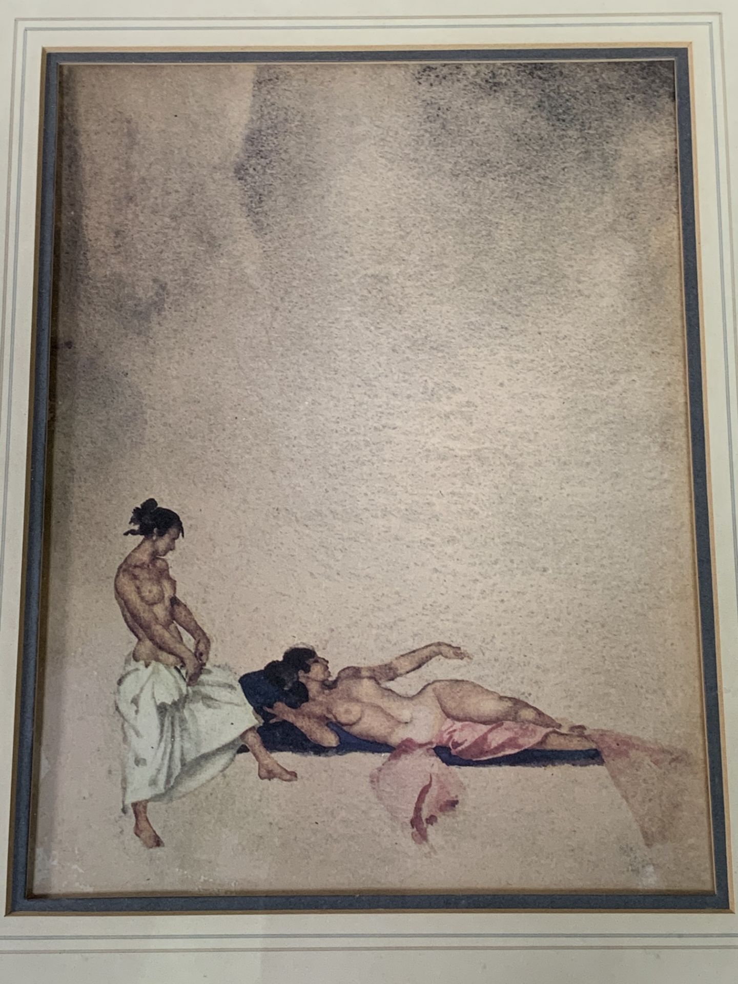 Two framed and glazed prints by Sir William Russell Flint - Image 2 of 2