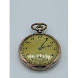 800 silver case pocket watch stamped Chronometre Helvetia. Going order