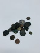 Approximately 30 Roman coins