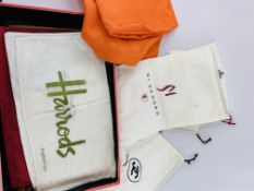 Collection of designer dustbags for handbags