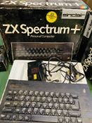 Sinclair ZX Spectrum Plus personal computer complete with power supply in original box.