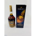 2 x litre bottles Martell cognac