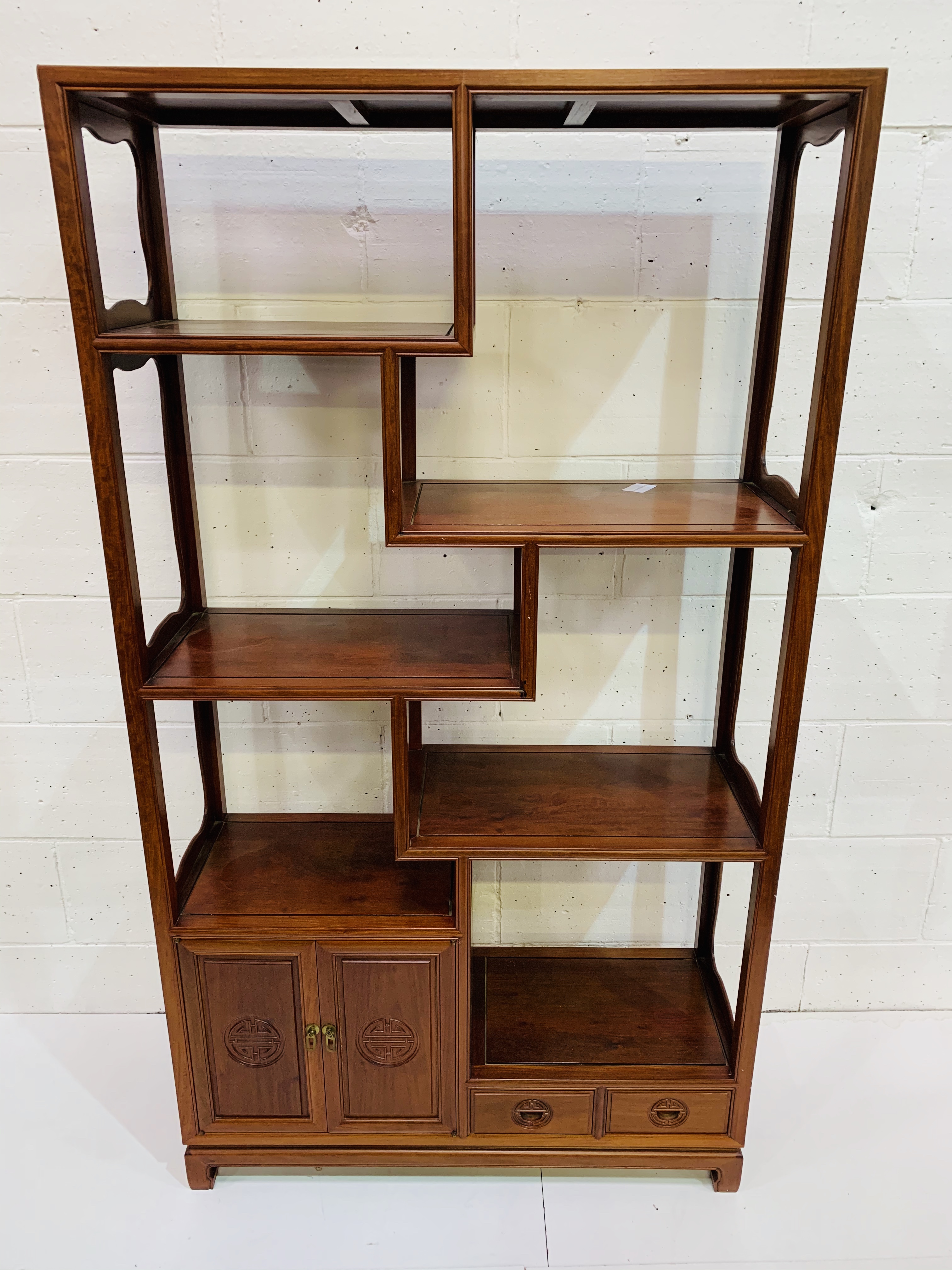 Chinese hardwood display stand.