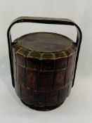 Meiji period Chinese laquered marriage pot.