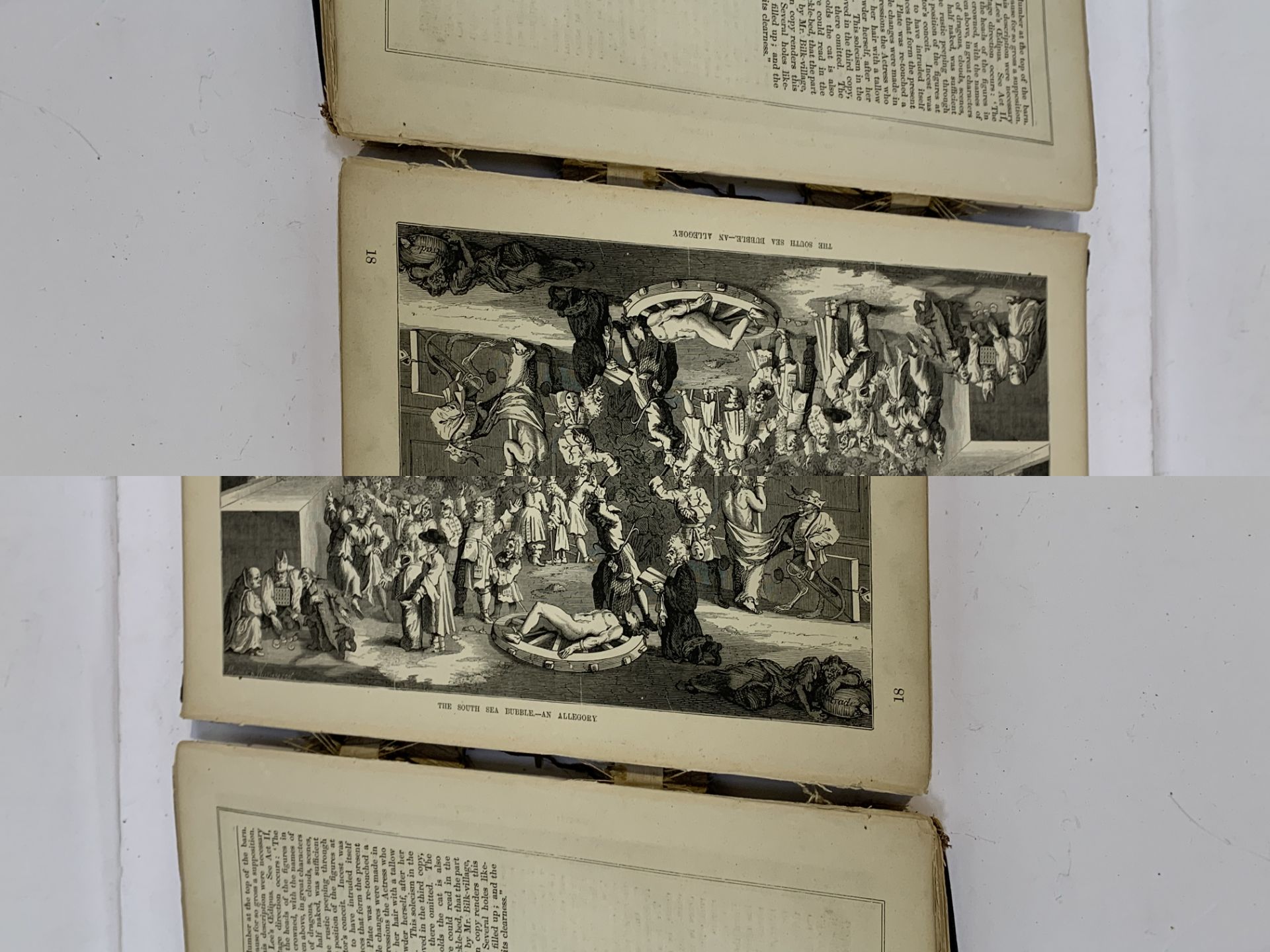 Victorian edition of the works of Hogarth and large illustrated Victorian family Bible. - Image 3 of 3