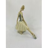 Large Nao figurine of a ballet dancer