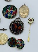 Varoius pendants and brooches