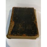 Victorian edition of the works of Hogarth and large illustrated Victorian family Bible.