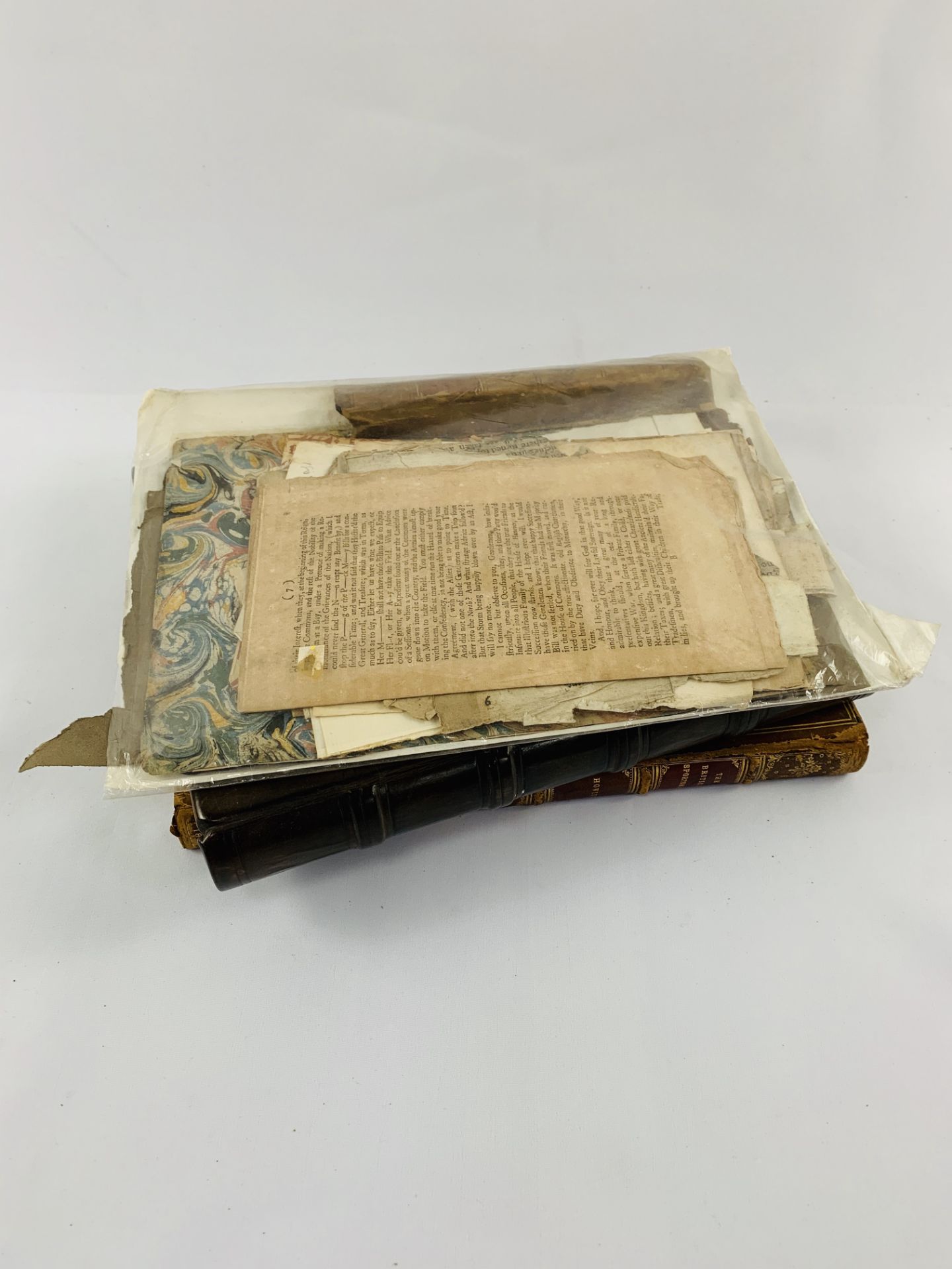 Collection of empty book bindings. - Image 2 of 2