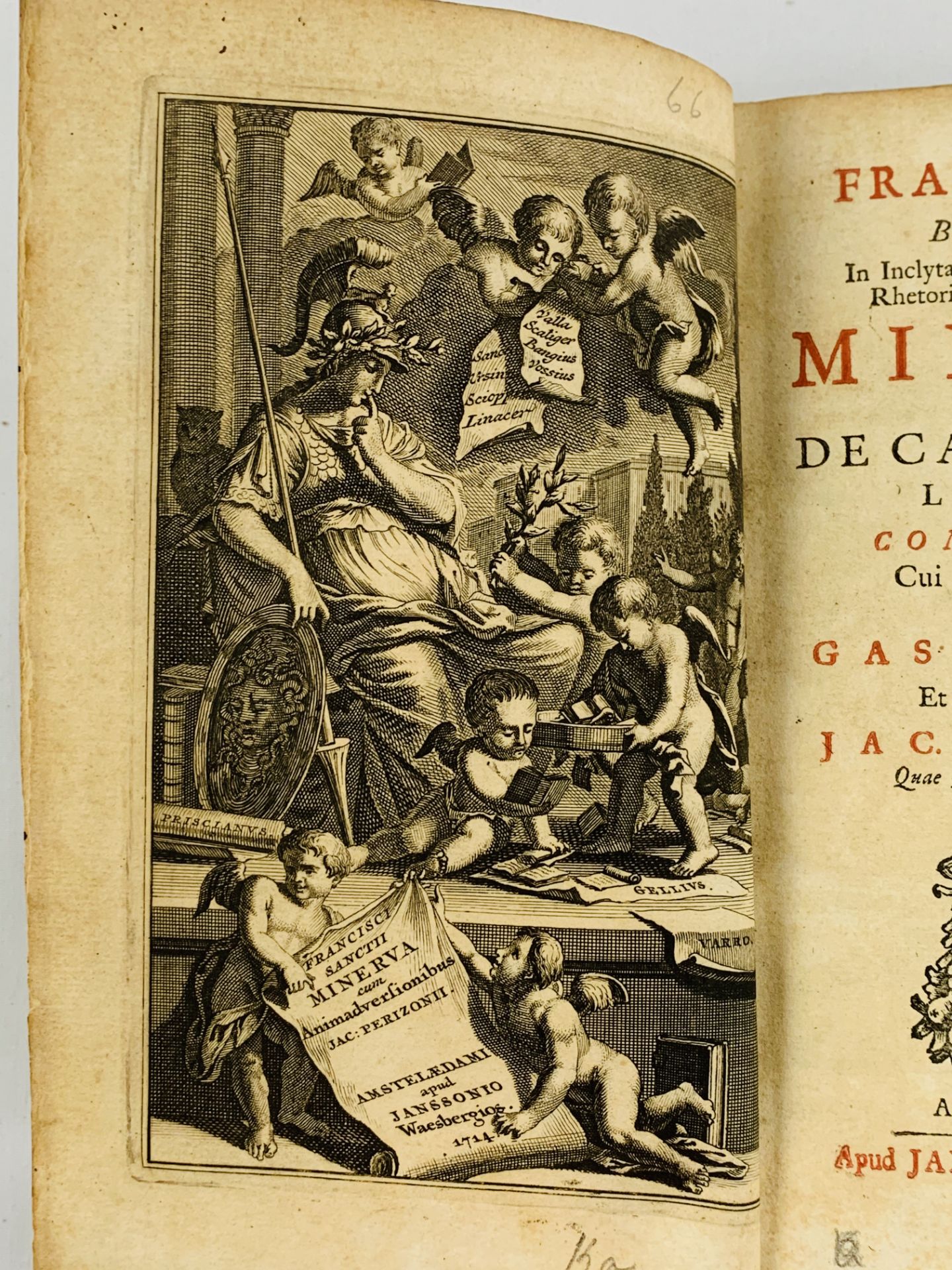 C. Velleius Paterculus, A History of Rome, publ. Lugd. Batavorum 1719; with Francisco Sanctius Miner - Image 6 of 6