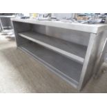 Stainless steel wall cupboard 150 x 41 x 60cms