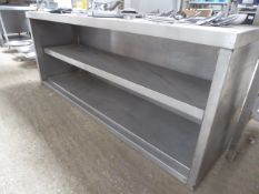Stainless steel wall cupboard 150 x 41 x 60cms