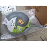 Marble induction frying pan