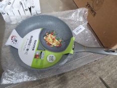 Marble induction frying pan