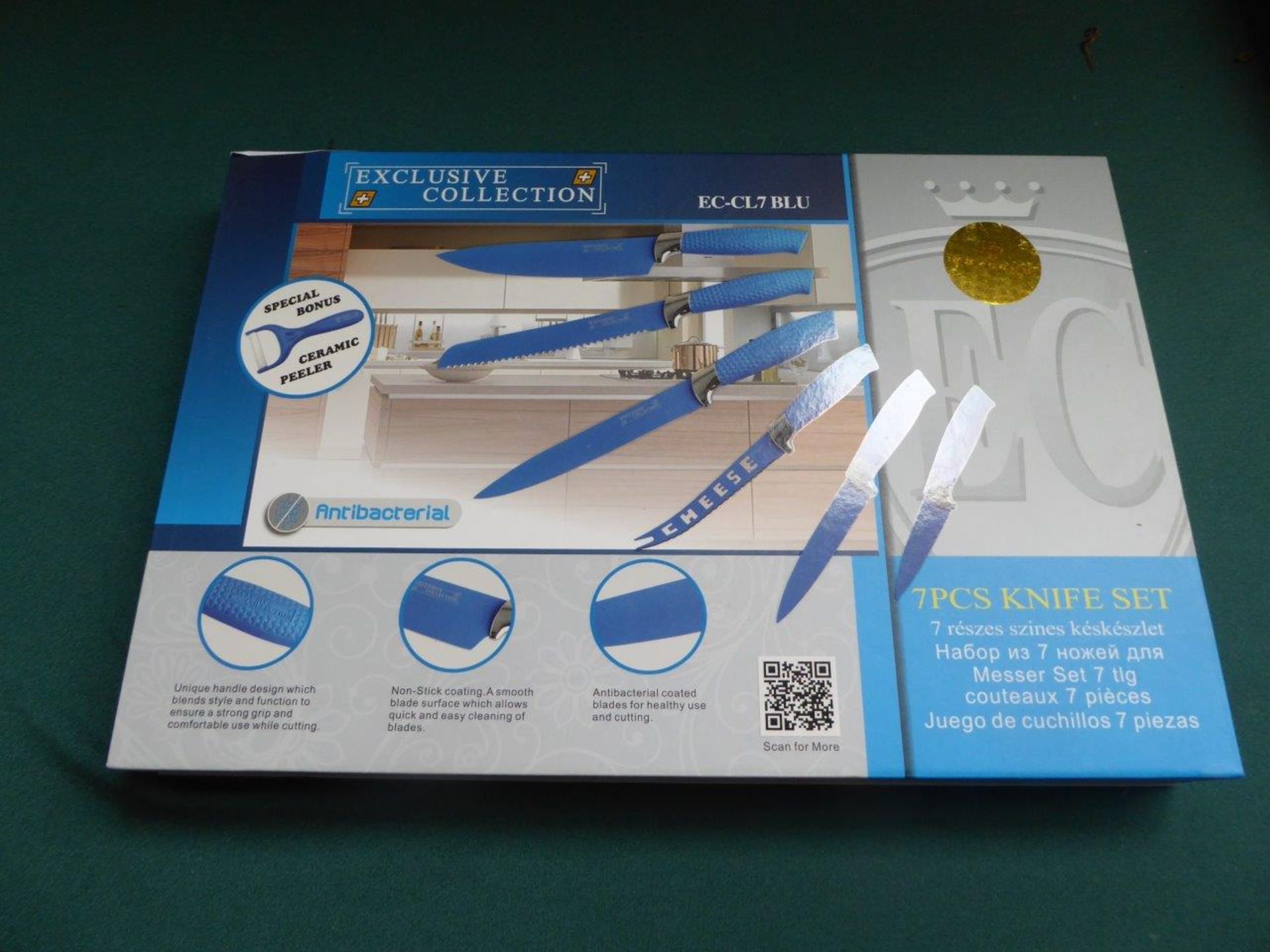 Knife set - blue