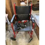 Enigma collapsible wheelchair.