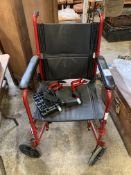 Enigma collapsible wheelchair.