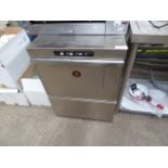 Sammic stainless steel dishwasher 60 x 65 x 82cms