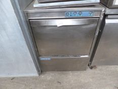 DIHR stainless steel under-counter dishwasher 60 x 61 x 85cms