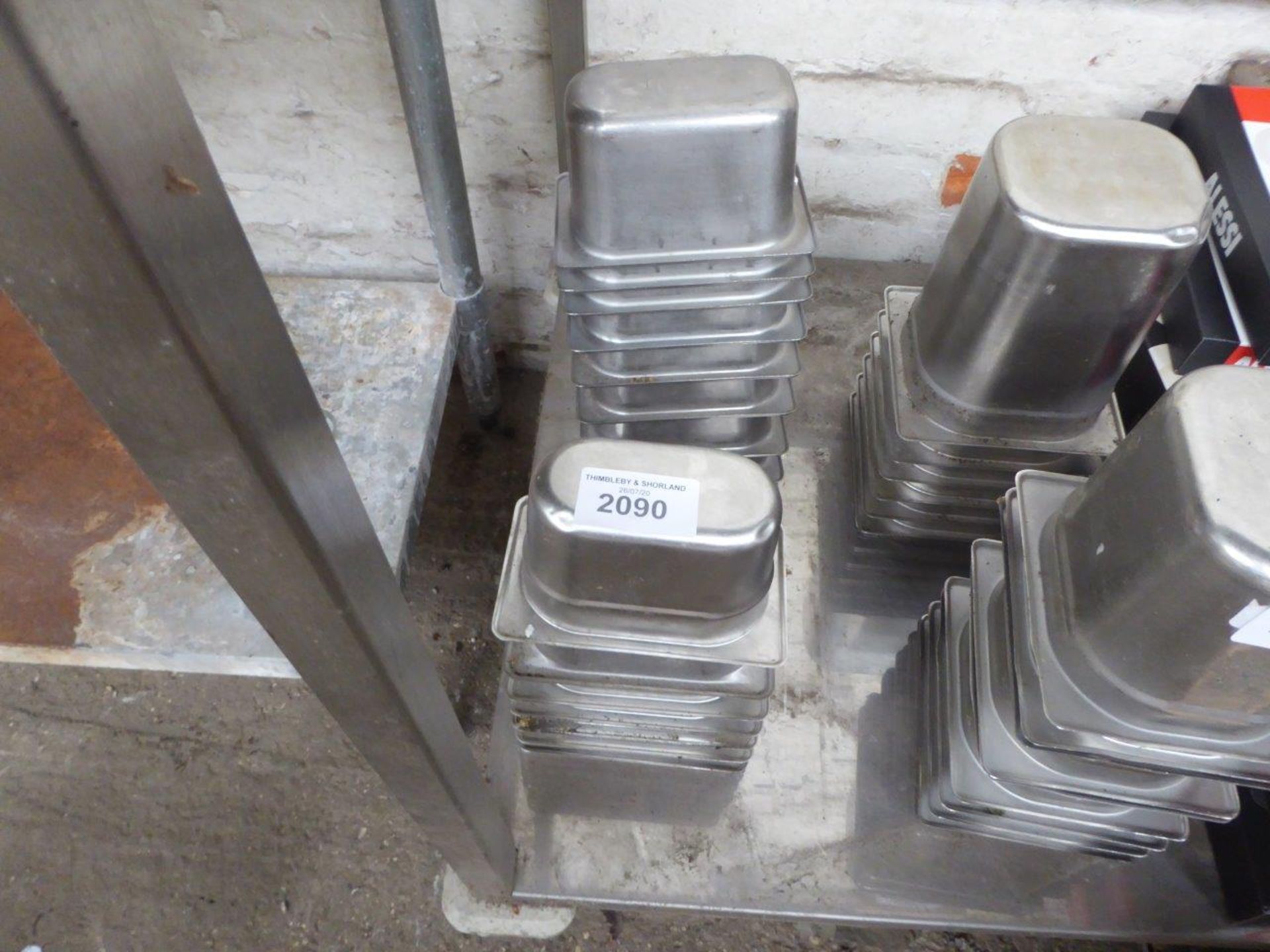 16 stainless steel gastronome pots