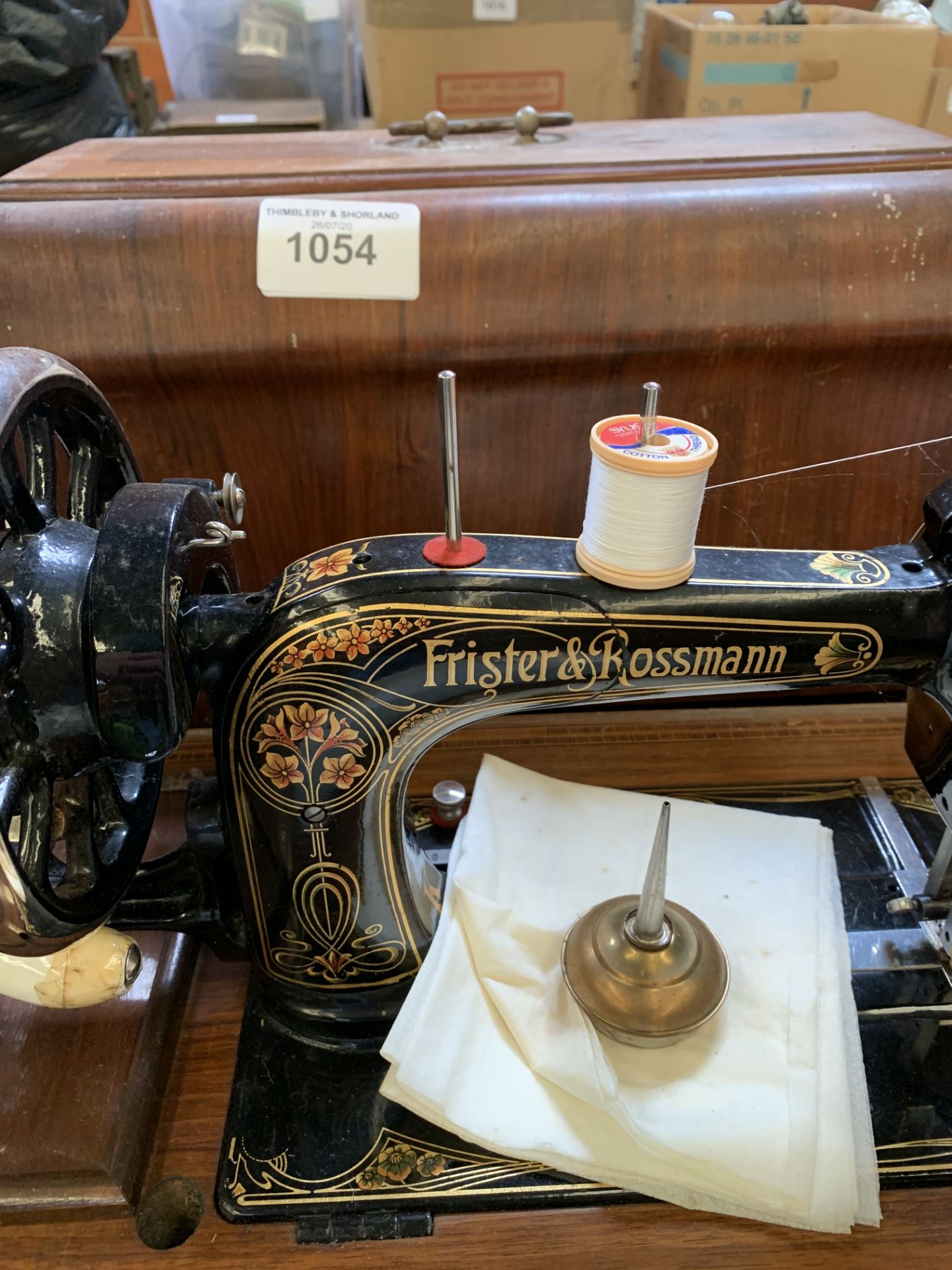 Frister & Rossmann manual sewing machine with case. - Image 2 of 2