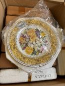 Box of 9 RHS Chelsea Flower Show Royal Doulton plates.