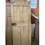 Pine door.