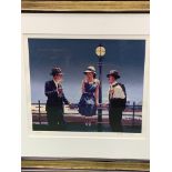 Framed and glazed Jack Vettriano,The Game of Life, limited edition silkscreen 274/295.