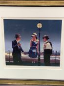 Framed and glazed Jack Vettriano,The Game of Life, limited edition silkscreen 274/295.
