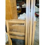 Laminated single bedstead