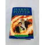 Harry Potter first edition "Harry Potter and the Half Blood Prince".